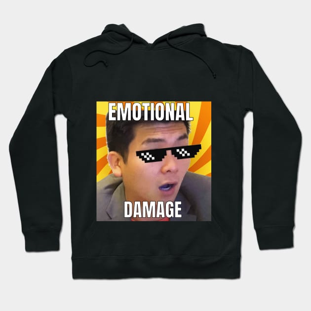 EMOTIONAL DAMAGE Tiktok Meme artwork Hoodie by Banditec